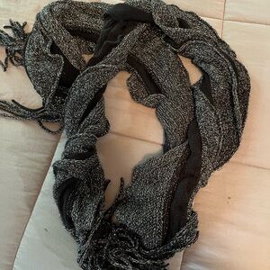 Black / silver scarf